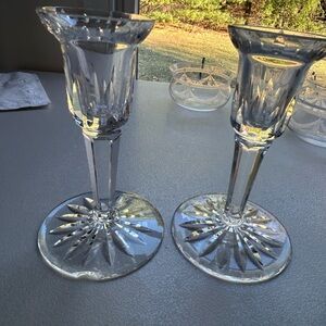 Waterford Crystal Candlestick Holders Pair